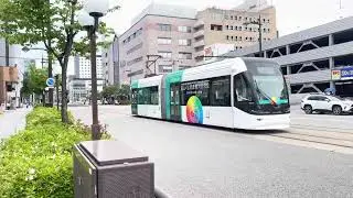 Tram train in japan| 路面電車🚋|#japan #srilanka #Naritasajan