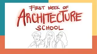 First Week of Architecture School Vlog: First Year Edition🏗