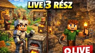FEDEZZ&Uuml;K FEL A K&Ouml;RNY&Eacute;KET🏡|Minecraft Live Magyarul#3 @burivezo 