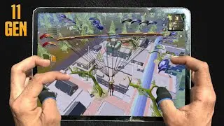 iPad 11th generation Pubg test 🔥 sensitivity + control code ❤️