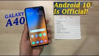 Galaxy A40 Android 10 & One UI 2.0 - New Features!