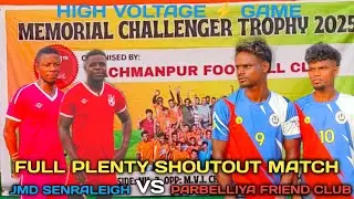 Jmd senraleigh vs parbelliya friend club full plenty shoutout match || rohit bauri live ||#football