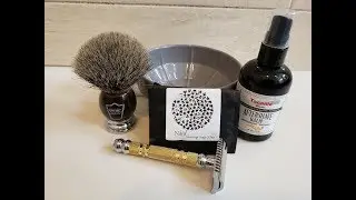 First shave with the Parker 69CR, Parker Brush and Taconic Balm