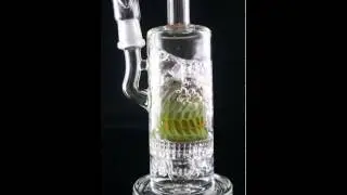 Burner Glassworks Signature Honeydome Ratchett Disc Tube with Inset Showerhead