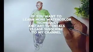 @pankajfineart How to draw and paint human figures | Watercolor | drawing | tutorial 