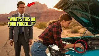 A Simple Woman Helps a MILLIONAIRE With His Broken Car, But When He Sees the RING on Her Finger...