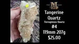 Rough Tangerine Quartz specimen