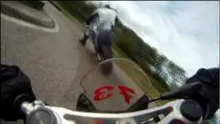 Yamaha Wr 450 Sumo vs. Blata Ultima W50    +  Kart im Gegenverkehr :-(