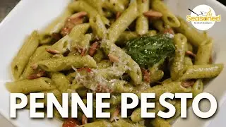 🍝🌿🧄 Penne Pesto Recipe | Fresh Basil Pesto Pasta | #seasonedbysiddharth