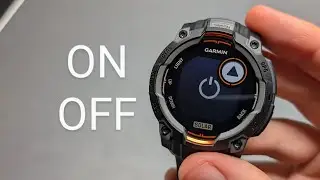 Turn On / OFF Garmin Instinct 3