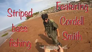 Striped bass fishing in the minas basin ft. Cordell Smith | june 2023