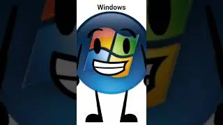 BFDI: Windows is a Glitch #windows #bfdi #corruption #glitch #logo