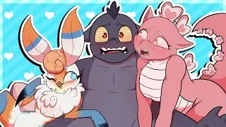 Godzilla's Mothra & Gojirin Love Triangle (Godzilla Comic Dub)