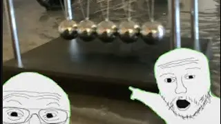 my theory | how does a newtons cradle work?