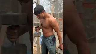 Desi dumbell workout  💪🏼🔥#shorts