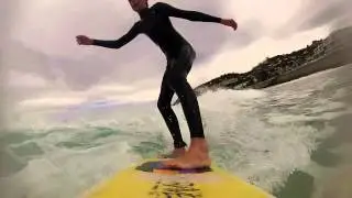 GoPro HERO3 Surfing St Clair, Dunedin, 02 Jan 2014
