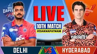 Hyderabad vs Delhi , IPL 2025 10th Match Live | Live Cricket Match Today | SRH vs DC | SRH Batting