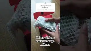 part 1 unboxing clinique Moisture Surge #nykaaluxe #hotpinksale #clinique #loveyourskin #skincare
