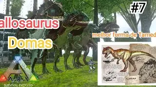 Ark Mobile mod #7 - Tamed de um grupo de allosaurus brabos