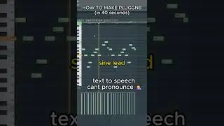 how to make pluggnb (in 40 seconds) #producer #pluggnb  #music #typebeat #tutorial #howto #flstudio