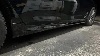 Bmw g30 demontaz progow , side skirts removal