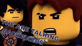All the ninja talking backwards but Zane 😂