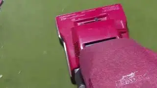 Hoover Sprint vacuuming really messy carpet (Requested)