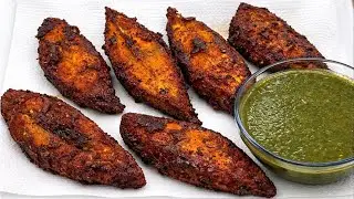 Masala Fish Fry Recipe (Street Style) by DesiFoods