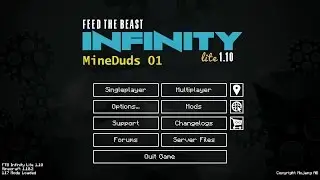 MineDuds - FTB Infinity Lite  #01-Modded Minecraft 1.10