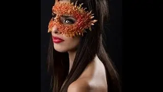DIY Masquerade mask - Ice queen!