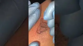 🤙stick and poke tattoo (full how I tattoo on my channel)
