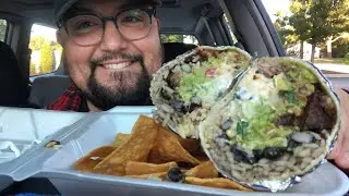 CARNITAS Loaded Burrito + Chips & Salsa Mukbang 🌯 Baja's Grill
