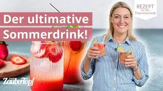 🥂 Erfrischender Genuss: Die ultimative Erdbeer-Hugo Bowle! | Thermomix&reg; Rezept