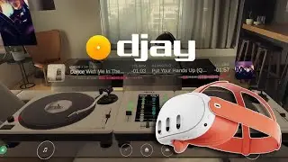 djay | MIXED REALITY HAND TRACKING DJ | FAST PREVIEW PURE VR MECHANICS | META QUEST | NO COMMENTING