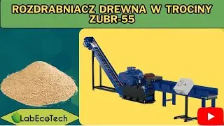 Potężny rozdrabniacz do drewna 