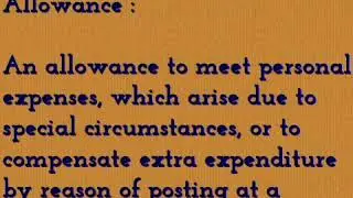 Fully Taxable Allowances