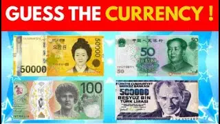 Guess the Currency!  Can You Name the Country? | World Money Quiz