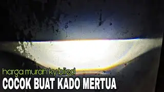 Lampu ini outputnya beneran kaya biled