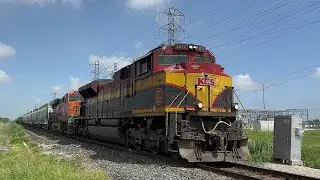(Powerful K5LLA!) CPKC 231 at Belle River with a KCS ACE ￼leading!