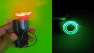 awesome light project using dc motor | led light life hacks