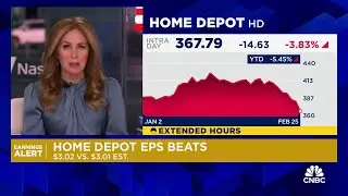 Home Depot earnings beat Wall Street estimates, as retailer breaks comparable sales losing streak