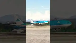 KLM 777-200 Landing Vancouver CYVR #msfs2024 #aviation #xbox #boeing #landing #b787 #airplane