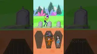 Escape the Underground Coffin Challenge! Help JINU Stop The DEER | KPop Demon Hunters #socotoons