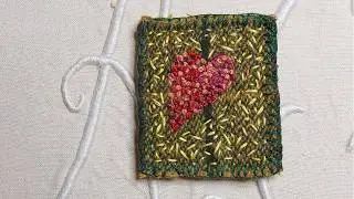 Slow Stitching a Little Heart | Visible Mending for Valentine&rsquo;s Day