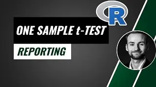 Reporting results from one sample t-test in R