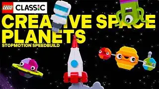 11037 LEGO CLASSIC CREATIVE SPACE PLANETS  // Animated Stop motion Speed Build!