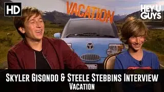 Skyler Gisondo & Steele Stebbins Exclusive Interview - Vacation