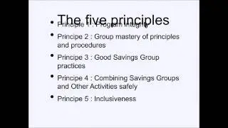 Social Performance Guidelines for Savings Groups  Setting Standards for Quality Programming and Clie