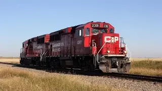 CPKC Carseland Switcher C46 Running Light East Brooks Sub Mile 157.38 Indus, AB - September 5, 2024.
