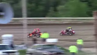 Hummingbird Speedway (6-18-22): Young Guns Jr Sprint Features
